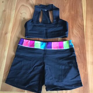 ルルレモン(lululemon)のルルレモン  スポーツウエア  ブラトップ&ショートパンツ(ヨガ)