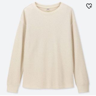 ユニクロ(UNIQLO)のUNIQLO ワッフルクルーネックt(Tシャツ(長袖/七分))