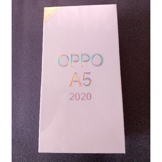 スマートフォン本体新品 未開封 OPPO A5 2020 simフリー oppo a5