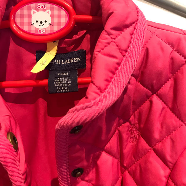 Ralph Lauren(ラルフローレン)のラルフローレン　ワンピースアウターキッズ キッズ/ベビー/マタニティのキッズ服女の子用(90cm~)(ジャケット/上着)の商品写真