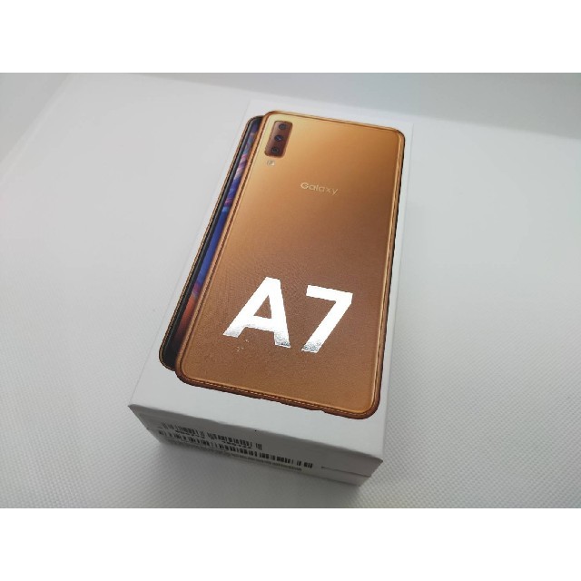 GALAXY A7 ゴールドスマホ/家電/カメラ