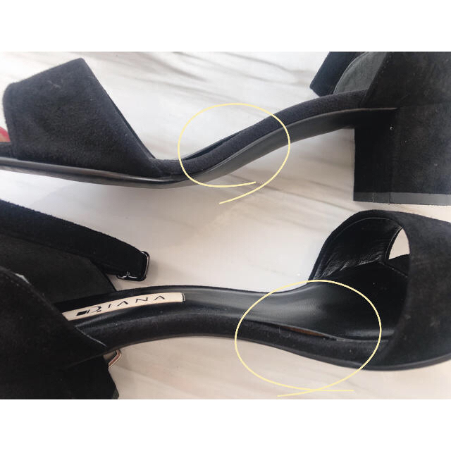 DIANA(ダイアナ)のDIANAベーシックサンダル黒 レディースの靴/シューズ(サンダル)の商品写真