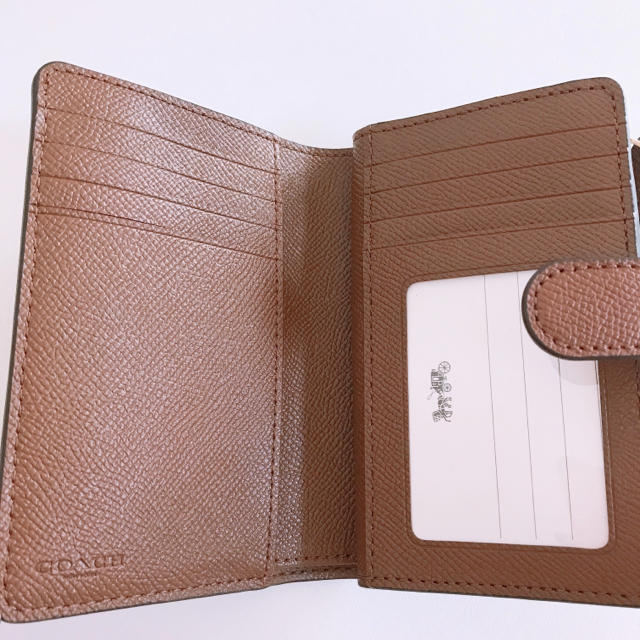 新品入荷 【新品・未使用】COACH 折りたたみ 財布 コンパクト - 折り財布