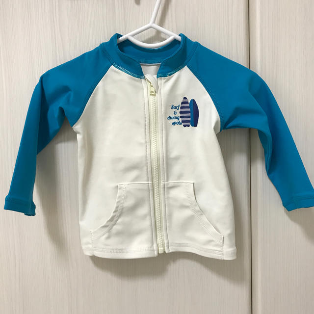 F.O.KIDS(エフオーキッズ)のラッシュガード　水着　アプレレクール　サイズ80 美品 キッズ/ベビー/マタニティのベビー服(~85cm)(水着)の商品写真