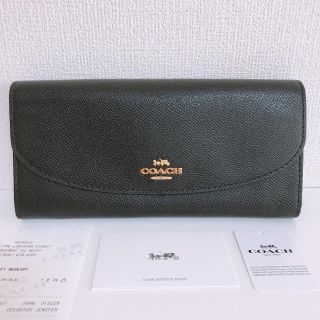 コーチ(COACH)の新品未使用◆COACH コーチ◆スリムな二つ折り長財布 (財布)