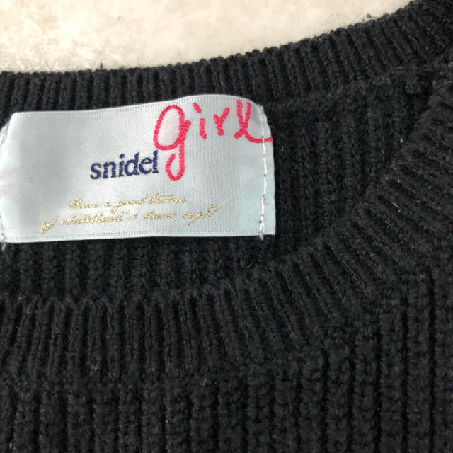 SNIDEL(スナイデル)の美品♡snidelサマーセーター キッズ/ベビー/マタニティのキッズ服女の子用(90cm~)(ニット)の商品写真