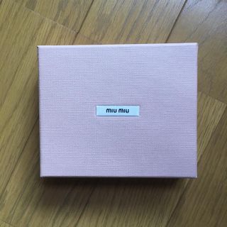 ミュウミュウ(miumiu)のmiumiu パスケース 空箱(その他)