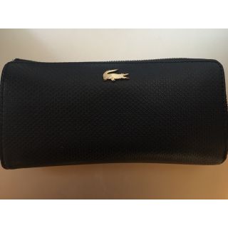 ラコステ(LACOSTE)のラコステ LACOSTE CHANTACO ピケレザー カード8枚収納 財布(長財布)