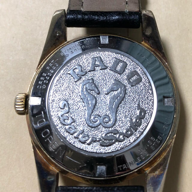 RADO(ラドー)のRADO GOLDEN HORSE 30石 手巻き紳士腕時計　カモネギ様専用 メンズの時計(腕時計(アナログ))の商品写真
