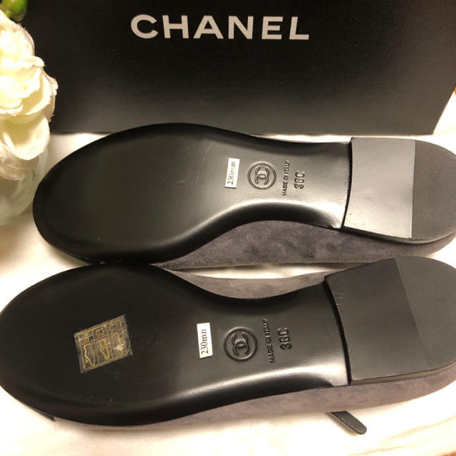 CHANEL(シャネル)の新品未使用♡CHANEL♡シャネル♡バレエシューズ♡フラットシューズ♡ レディースの靴/シューズ(バレエシューズ)の商品写真