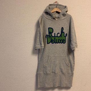 リッチ(rich)のrich パーカーワンピース　チュニック(パーカー)