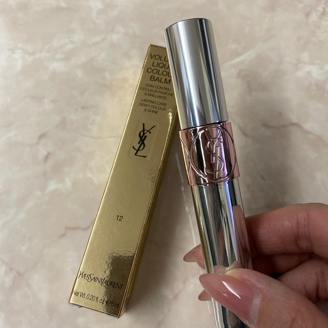 Yves Saint Laurent Beaute(イヴサンローランボーテ)のVOLUPTE LIQUID COLOUR BALM 12 コスメ/美容のベースメイク/化粧品(口紅)の商品写真