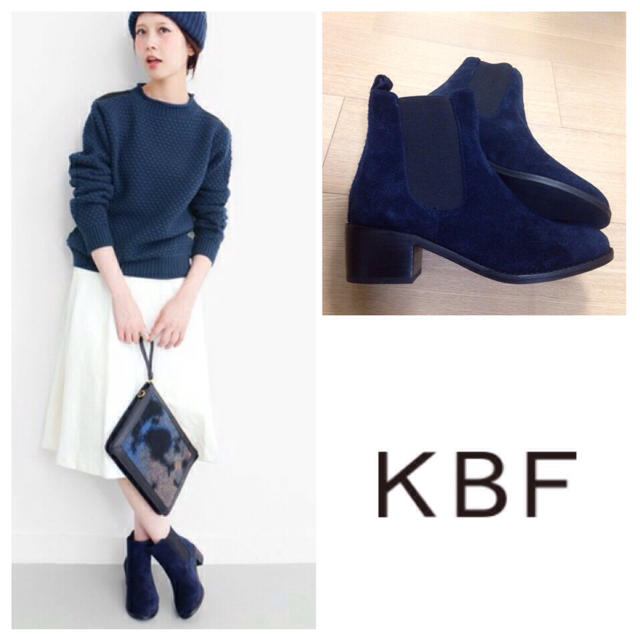 URBAN RESEARCH(アーバンリサーチ)の新品♡KBF♡本革サイドゴアブーツ レディースの靴/シューズ(ブーツ)の商品写真