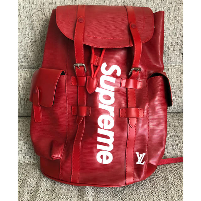 都内で LOUIS VUITTON Supremeルイヴィトンシュプリームリュックバック Vuitton Louis - バッグパック/リュック