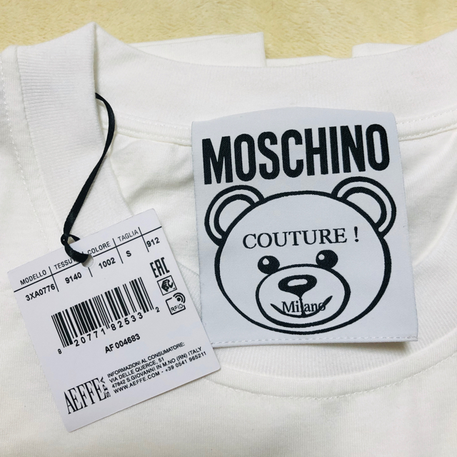 【新品未使用】MOSCHINO テディベア ピクセル TシャツTシャツ(半袖/袖なし)