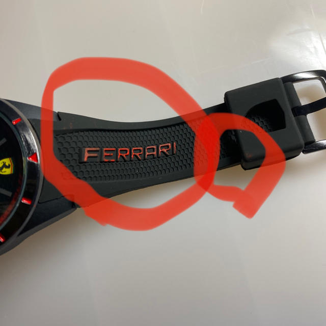 訳ありフェラーリ腕時計　Ferrari 高級腕時計　シリコンベルト　在庫処分中 メンズの時計(腕時計(アナログ))の商品写真