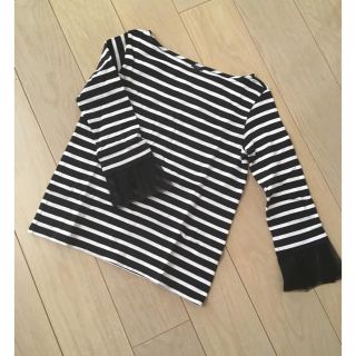 ジェイクルー(J.Crew)のJ.CREW  ボーダーカットソー XXS(カットソー(長袖/七分))