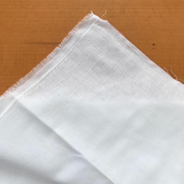 ダブルガーゼ　(白)  50cm ハンドメイドの素材/材料(生地/糸)の商品写真