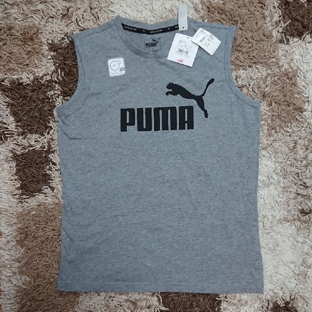 PUMA(プーマ)のプーマ  ノースリーブ  160 キッズ/ベビー/マタニティのキッズ服男の子用(90cm~)(Tシャツ/カットソー)の商品写真