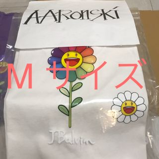 シュプリーム(Supreme)のJ Balvin x 村上隆 BLANCO flower tee 白(M)(Tシャツ/カットソー(半袖/袖なし))