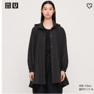 ユニクロ(UNIQLO)のuniqlo u スタンドカラーAラインコート　Sサイズ(スプリングコート)