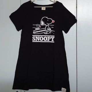 スヌーピー(SNOOPY)の【Sサイズ】SNOOPY スヌーピー ワンピース 赤鼻スヌーピー(ひざ丈ワンピース)