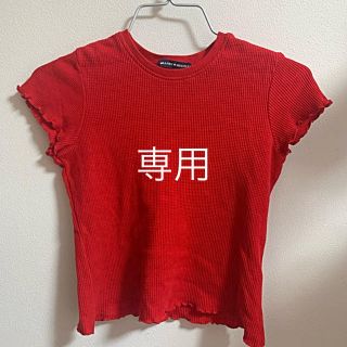 ブランディーメルビル(Brandy Melville)のBRANDY MELVILLE ショート丈Tシャツ(Tシャツ(半袖/袖なし))