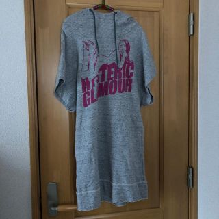 ヒステリックグラマー(HYSTERIC GLAMOUR)のヒステリックグラマー トレーナー生地ワンピース未使用品🎶(ミニワンピース)