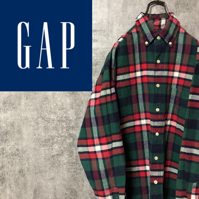 GAP(ギャップ)の【激レア】オールドギャップGAP☆レトロタータンチェックシャツ 90s メンズのトップス(シャツ)の商品写真