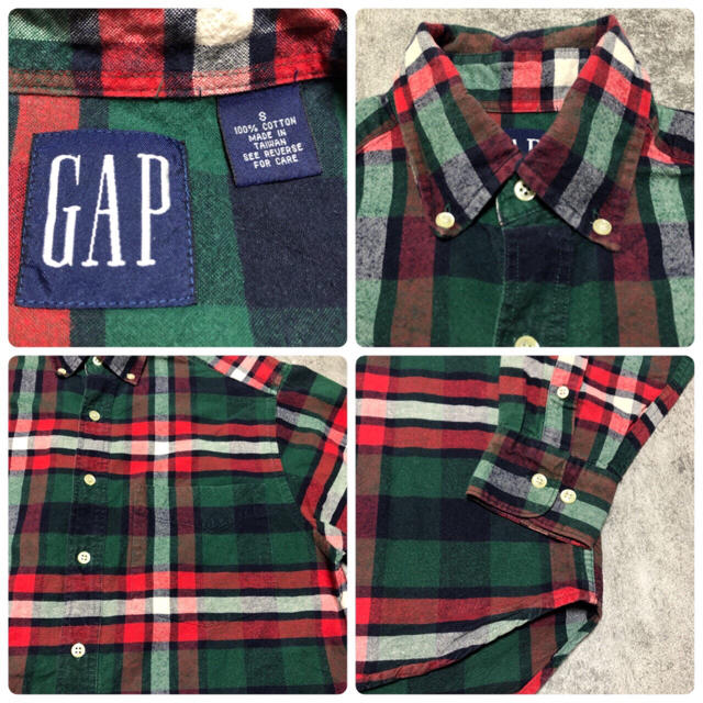 GAP(ギャップ)の【激レア】オールドギャップGAP☆レトロタータンチェックシャツ 90s メンズのトップス(シャツ)の商品写真