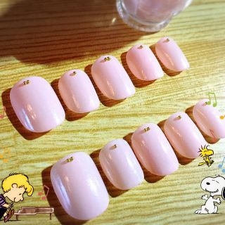 ナチュラルラメネイルチップ コスメ/美容のネイル(つけ爪/ネイルチップ)の商品写真