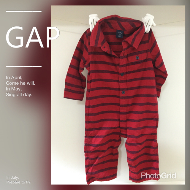 babyGAP(ベビーギャップ)のrumi様  GAPデニムサロペット80 キッズ/ベビー/マタニティのベビー服(~85cm)(パンツ)の商品写真