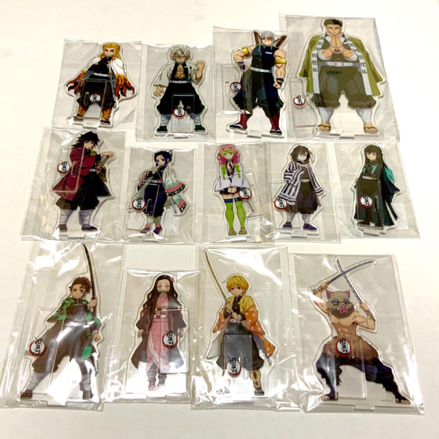 鬼滅の刃 ufotable Cafe アクリルスタンド 善逸 義勇 全集中展 - その他
