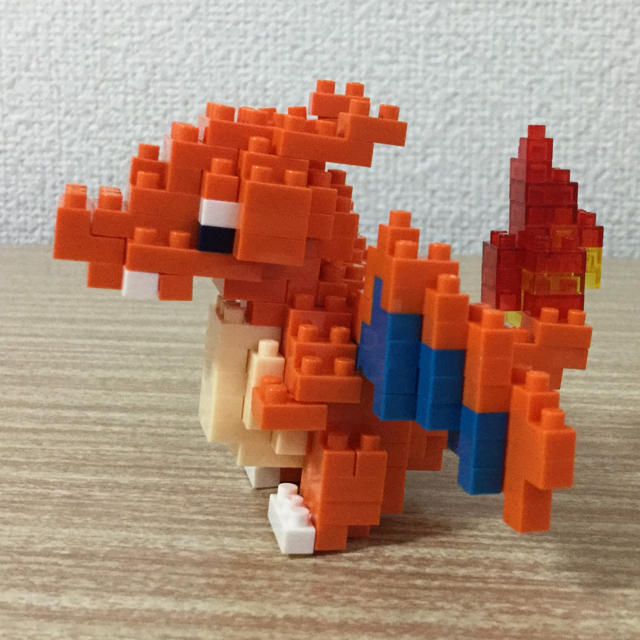 ポケモン(ポケモン)のnanoblock リザードン キッズ/ベビー/マタニティのおもちゃ(積み木/ブロック)の商品写真