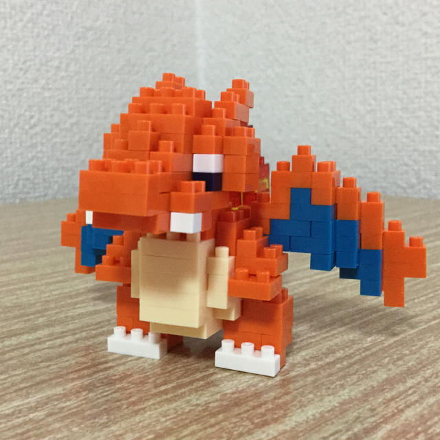 ポケモン(ポケモン)のnanoblock リザードン キッズ/ベビー/マタニティのおもちゃ(積み木/ブロック)の商品写真