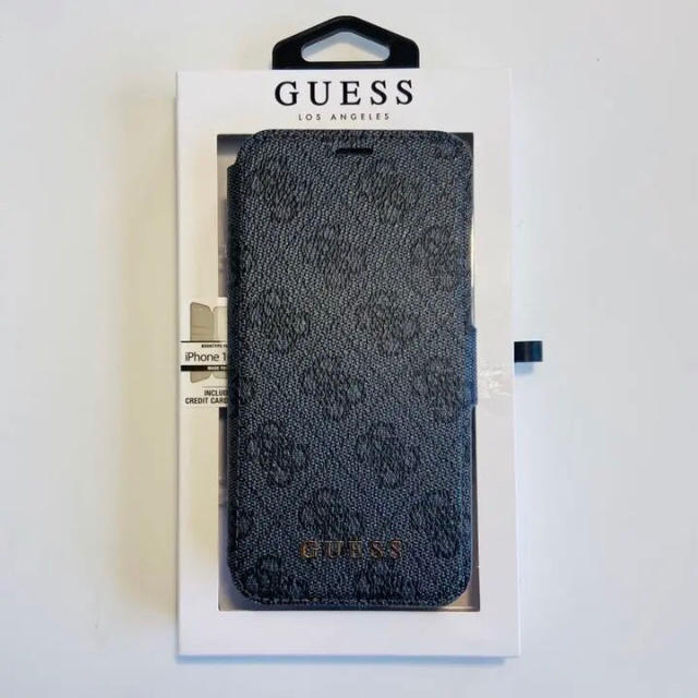 GUESS ゲス iPhone 11 Pro Max フリップケース グレー