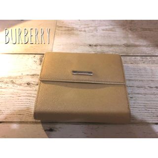 バーバリー(BURBERRY)のバーバリー BURBERRY 財布 二つ折り ベージュ(折り財布)