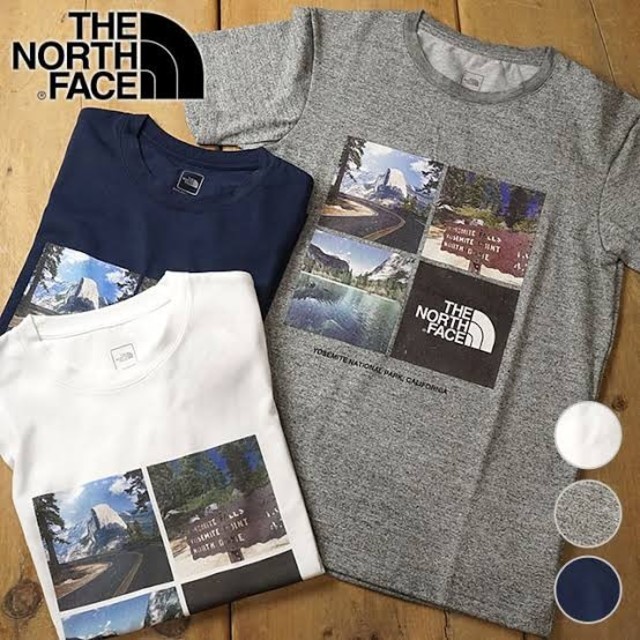 THE NORTH FACE(ザノースフェイス)のsheltie様専用　ノースフェイス プリントTシャツ グレーMサイズ メンズのトップス(Tシャツ/カットソー(半袖/袖なし))の商品写真