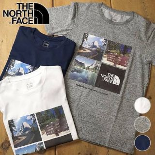 ザノースフェイス(THE NORTH FACE)のsheltie様専用　ノースフェイス プリントTシャツ グレーMサイズ(Tシャツ/カットソー(半袖/袖なし))