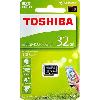 トウシバ(東芝)の【新品】microSD 32GB TOSHIBA(PC周辺機器)