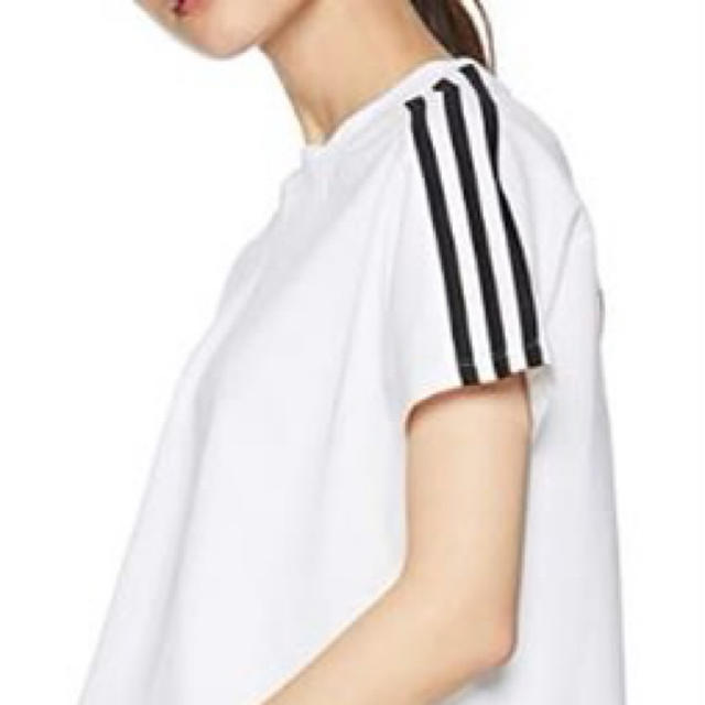 adidas(アディダス)のアディダス　ダブルニット　レディース　Tシャツ  レディースのトップス(Tシャツ(半袖/袖なし))の商品写真