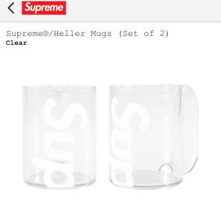 シュプリーム(Supreme)のシュプリーム　マグカップ　colour clear(グラス/カップ)