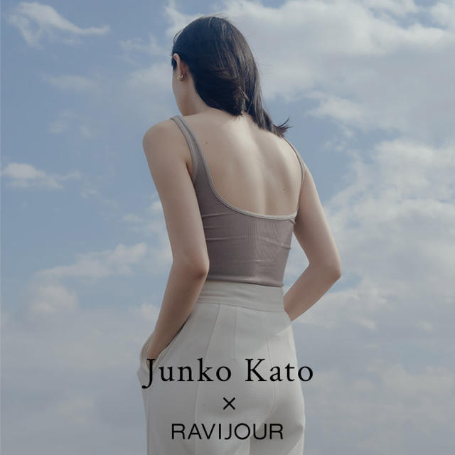 Ravijour - Junko Kato x Ravijour バックオープンカップ付きタンクの