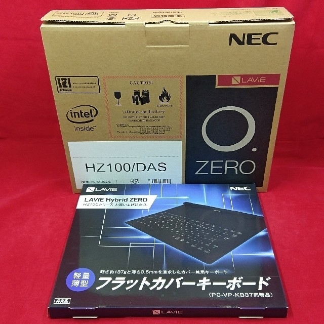 NEC LAVIE ZERO HZ100/DAS 軽量 600g（キーボード込）