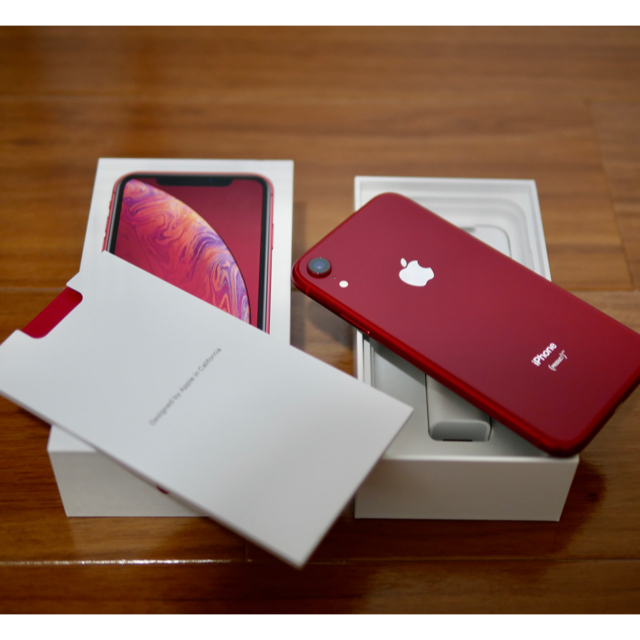 宅配 - iPhone iPhone RED【美品】 product 128GB XR スマートフォン本体