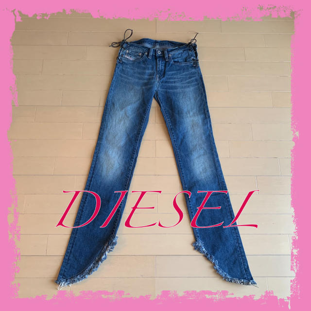 DIESEL(ディーゼル)のDIESEL ディーゼル レディース レースアップ デニム 25インチ レディースのパンツ(デニム/ジーンズ)の商品写真