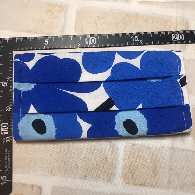 marimekko(マリメッコ)のマスクカバー　両面プリーツ ハンドメイドのハンドメイド その他(その他)の商品写真