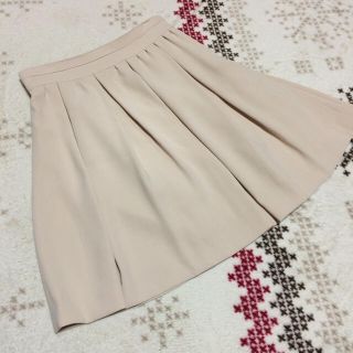 ミッシュマッシュ(MISCH MASCH)の美品☆ミッシュマッシュ ベージュスカート(ひざ丈スカート)