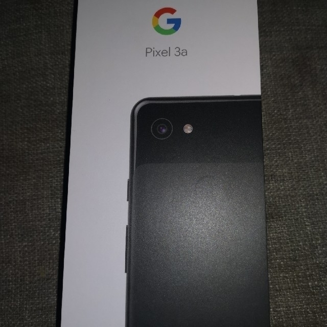 スマホ/家電/カメラGoogle pixel 3a　64GB Just Black