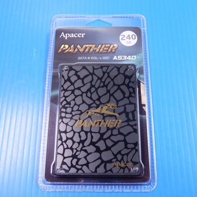 【SSD 240GB】 Apacer AS340 PANTHER 新品